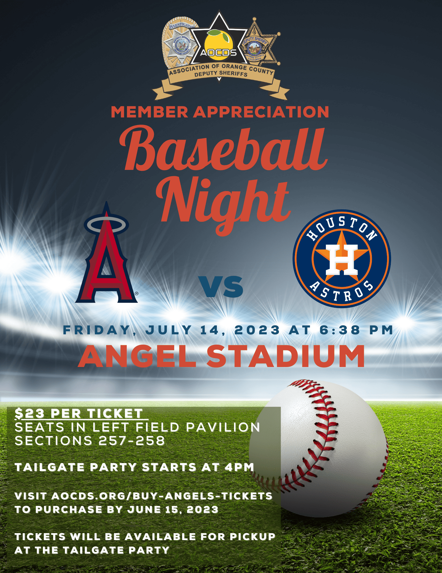 AOCDS Angels Tickets AOCDS